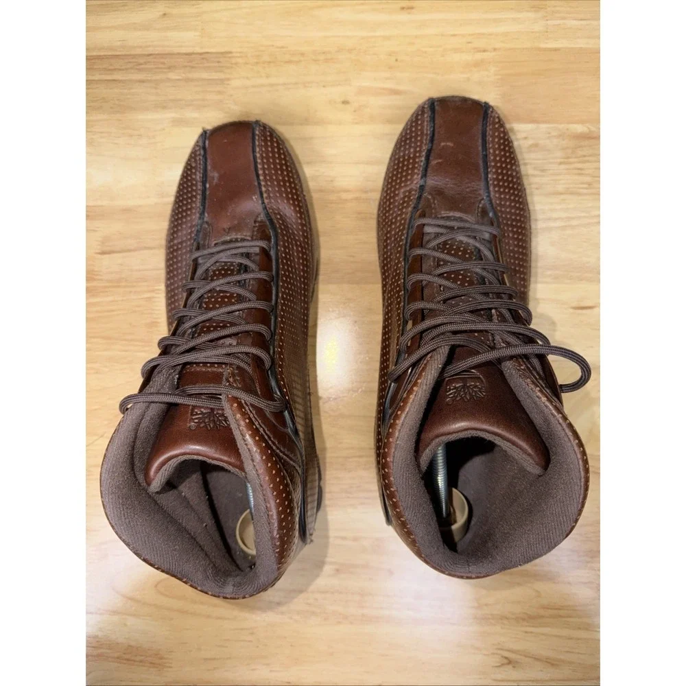 Timberland Euro Dub Hiker Boots Chocolate Brown Leather Y2K RARE‎ Classic Men 11